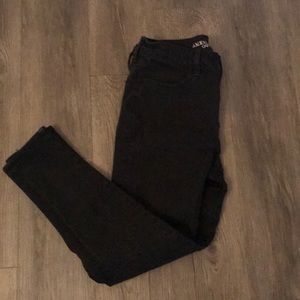 Black American Eagle skinny Jeans
